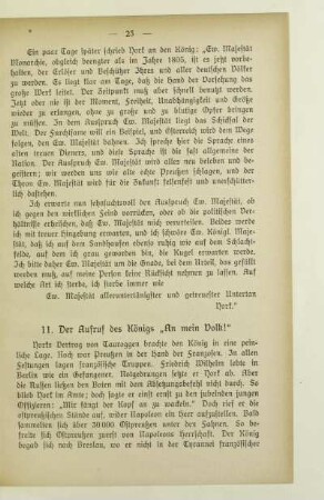 11. Der Aufruf des Königs "An mein Volk!"