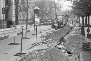 Bauarbeiten in der Ritterstraße