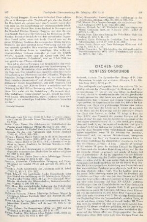 598-601 [Rezension] Kucharek, Casimir A., The Byzantine-Slav liturgy of St. John Chrysostom
