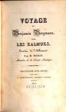 Voyage chez les Kalmuks