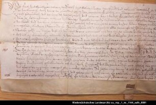 Die Stadt Norden bestätigt dem Ewo von Jemgum die eingerückte Urkunde der Kommende Abbingwehr vom 26. Juni 1498 = OUB II, Nr. 1598, S. 585 Anhängendes Siegel verloren