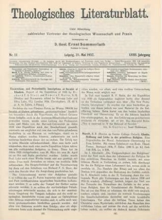 161-162 [Rezension] Excavations and Protosinaitic Inscriptions at Serabit el Khadem