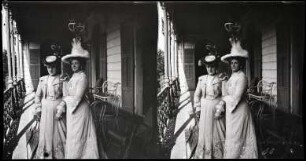 Aix-les-Bains. Hôtel Beau-Site. Mme de Montmorency & Louise Mayer