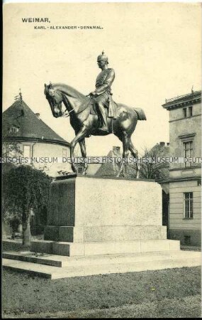 Denkmal für Großherzog Karl Alexander in Weimar
