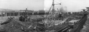 Wehrbaustelle Hohenfeld-Kitzingen/Main