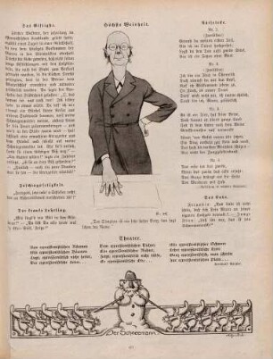 "Höchste Weisheit" "Der Schneemann"