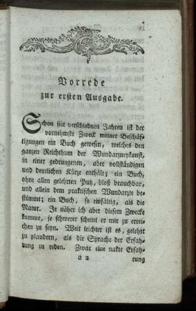 Vorrede zur ersten Ausgabe. – Vorrede zur zweyten Ausgabe