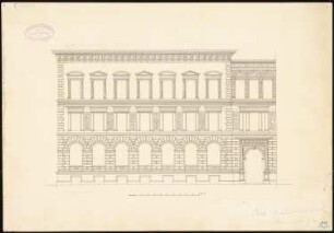 Geschäftshaus der Norddeutschen Grund-Credit-Bank, Berlin: Fassadenansicht