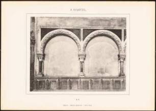 Dom, Trier: Innenansicht (aus: Architekton. Details u. Ornamente der kirchlichen Baukunst in den Stilarten d. Mittelalters, 1. Serie, 1896)