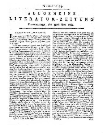 Unterhaltungen für's lesende Publikum. Jg. 1, Quartal 1-2. Oehringen: Holl 1784