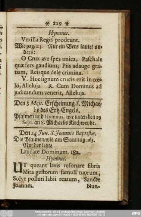 Den 24 Jun. S. Joannis Baptistae.