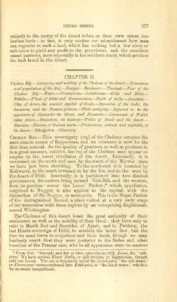 Chapter II. Chohan Ráj. - Antiquity and nobility of the Chohans of the desert ...