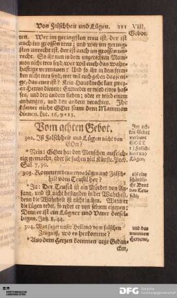 Vom achten Gebot