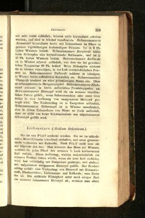 Lichensäure (Acidum lichenicum).