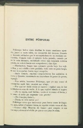 Entre Púrpuras