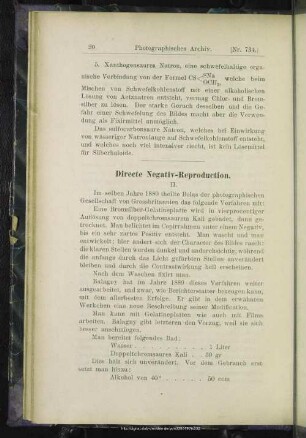 Directe Negativ-Reproduction