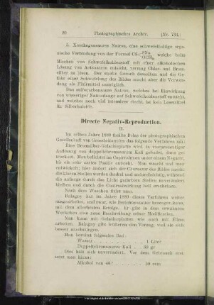 Directe Negativ-Reproduction