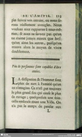 Peu de personnes font capables d`être amies