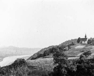 Aussig und Umgebung : Blick zum Dubitzer Kirchlein