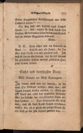 Sechs und dreyßigster Brief - Zwey und vierzigster Brief