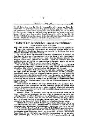 Manifest der Sozialistischen Jugend-Internationale
