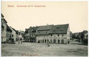 Döbeln. Klosterstraße und St. Georgenstraße