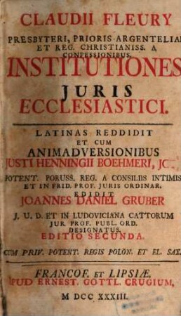 Institutiones iuris ecclesiastici