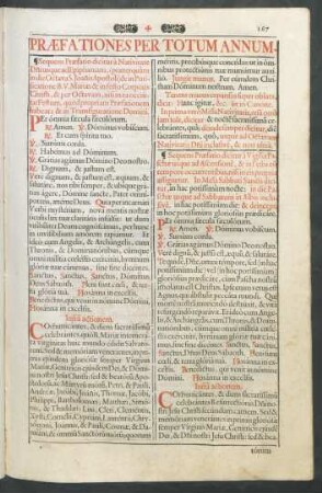 Praefationes Per Totum Annum