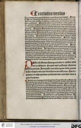 Passio est effectus illatioque actionis ut calefieri infertur ex calefacere.