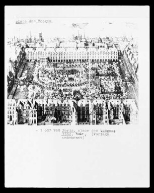 Paris, place des Vosges