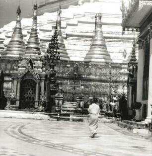 Myanmar (Burma), Rangoon (Rangun). Shwe-Dagon-Pagode (14. Jahrhundert)