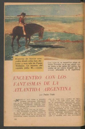 Encuentro con los fantasmas de la Atlántida Argentina