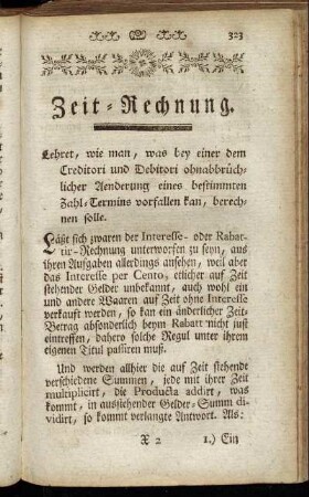 Zeit-Rechnung.