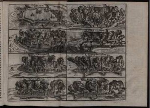 Ill. "Colmar, Hagenaw, Weissenburg, Elsaß-Zabern, St. Wendel, Zweybrücken, Neuenburg, Cüssel"