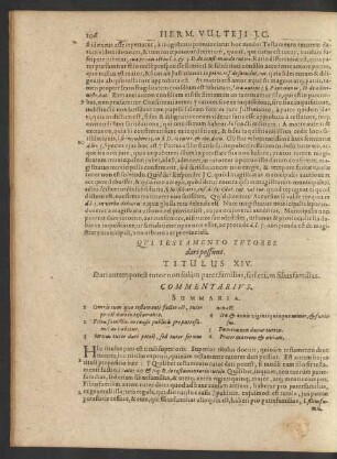 Qui Testamento Tutores dari possunt. Titulus XIV.