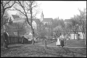Deutschenbora. Blick zur Kirche