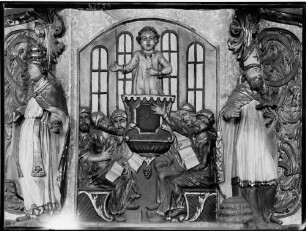 Kirrlach Katholische Pfarrkirche Sankt Cornelius und Cyprian Altarbild