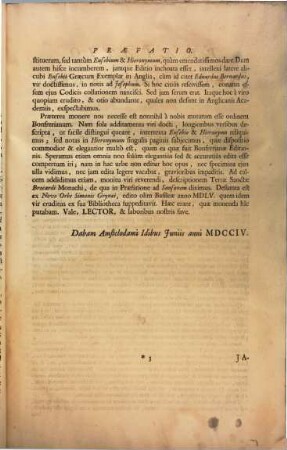 Onomasticon urbium et locorum Sacrae Scripturae, seu liber de locis hebraicis