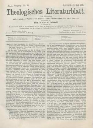 233-236 [Rezension] Hebrew-greek Cairo Genizah palimpsests from the Taylor-Schlechter collection