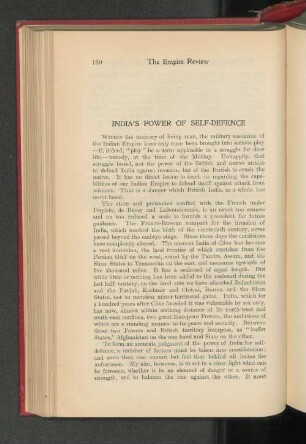 India's Power of Self-Defence.