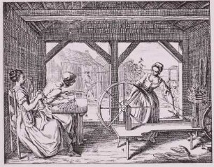 Klöpplerinnen, Stich, 1774