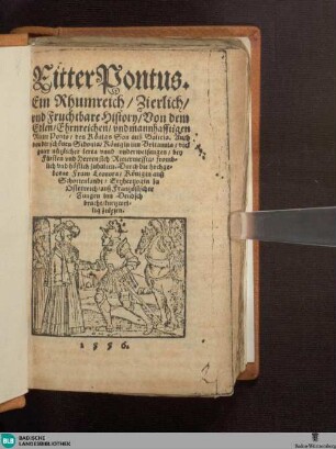 Pontus und Sidonia : [mit 53 Holzschn.]