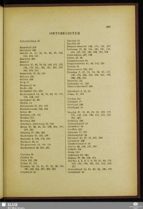 Ortsregister