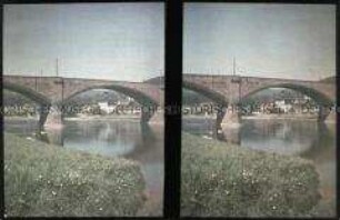 Die Ziegelhäuser Brücke am Neckar in Heidelberg