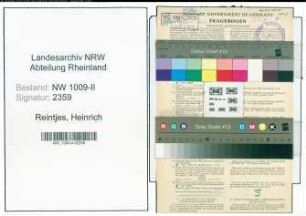Entnazifizierung Heinrich Reintjes , geb. 17.09.1915 (Steuerinspektor)