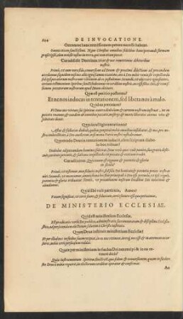 De Ministerio Ecclesiae.