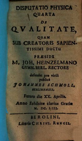 Disp. phys. quarta de qualitate