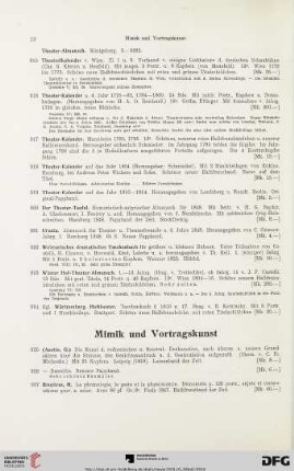 Mimik und Vortragskunst (Nr. 925-950)