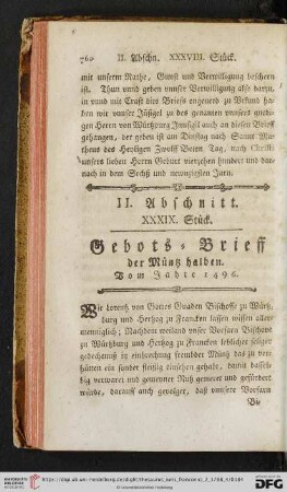 II. Abschnitt, XXXIX. Stueck