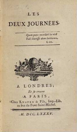 Les Deux Journées